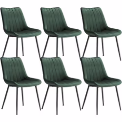 【ASSISE CONFORTABLE】 Ces chaises de salle à manger disposent des assises spacieuses (50,1 cm de large, 42,6 cm de profondeur) ...