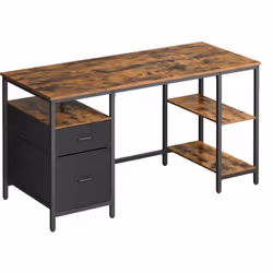 【CHARME RÉTRO】 Les lignes claires, les couleurs simples et la conception de ce bureau apportent à votre maison une ambiance r ...