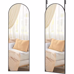 Vue complète, utilisation polyvalente : avec ses dimensions de 120 x 40 cm, ce miroir pleine longueur vous offre une vue comp ...
