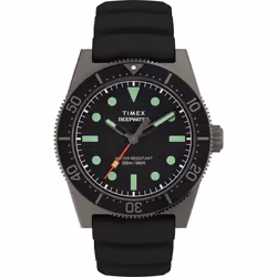 Montre - TIMEX - TW2W74700 - Caoutchouc Noir - 41 mm - Résistante à leau 20 bar