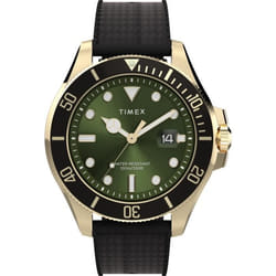 Montre - TIMEX - TW2Y05300 - Caoutchouc Noir - 43 mm - Résistante à leau 10 bar