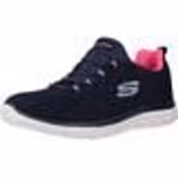 Basket Skechers - SKECHERS - SUMMITS - LEOPARD SP - Femme - Bleu - Textile