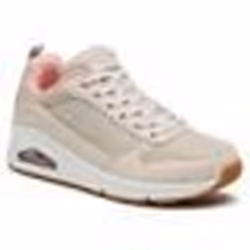 Baskets basses - SKECHERS - Uno Im - Femme - Beige - Semelle à coussin dair