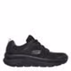 Chaussure Homme - SKECHERS DLux Walker 232044-BBK - Tige Synthétique - Fermeture Lacets