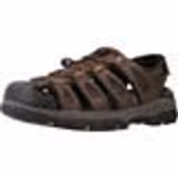 SANDALES SKECHERS 204111-CHOC CABALLERO CHOCOLATE - Homme - Marron - Brun - Scratch - Plat - Synthétique