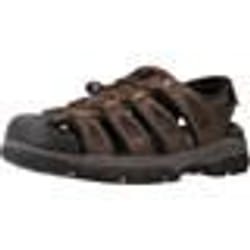SANDALES SKECHERS 204111-CHOC CABALLERO CHOCOLATE - Homme - Marron - Brun - Scratch - Plat - Synthétique