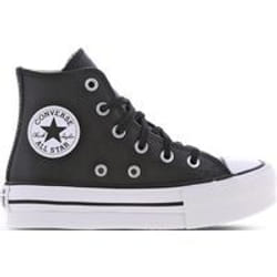 Sneakers Chuck Taylor All Star Lift Platform Leather Cuir Noir