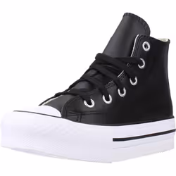 Sneakers Chuck Taylor All Star Lift Platform Leather Cuir Noir