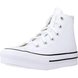 Sneakers Montantes Compensées Ctas Lift Hi Cuir Blanc