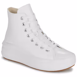 Converse modèle Chuck Taylor All Star Move Platform Fundational Leather Blanc