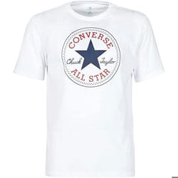 T-shirt Converse Chuck Patch Core Blanc Mixte