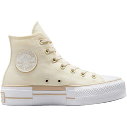 Sneakers Chuck Taylor All Star Lift Platform Outline Sketch Toile Beige