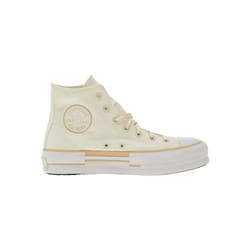 Sneakers Chuck Taylor All Star Lift Platform Outline Sketch Toile Beige