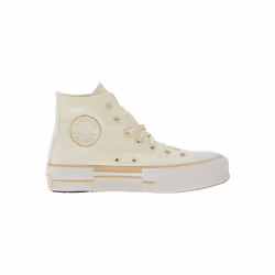 Sneakers Chuck Taylor All Star Lift Platform Outline Sketch Toile Beige