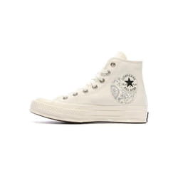 Baskets Blanches Patch Femme Converse Chuck 70