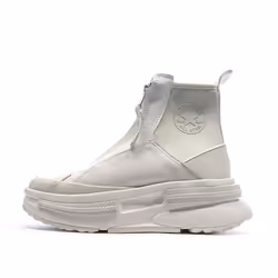 Basket Converse RUN STAR LEGACY CHELSEA LUXE - CONVERSE - Cuir - Blanc - Mixte - Zip - Plat