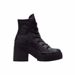 Bottes pour Femme - Converse Chuck 70 De Luxe Heel Lth - Noir - Cuir - Lacets