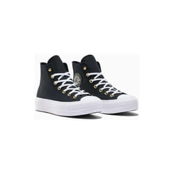 Sneakers Chuck Taylor All Star Lift Platform Star Studded Toile Noir