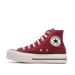 Converse Color Platform Chuck Taylor All Star Couleur Bordeaux Brrywtblk