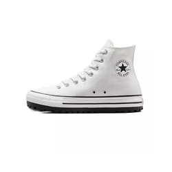 Chaussures Converse Chuck Taylor All Star City Trek - Homme - Blanc - Lacets - Textile