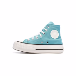 Baskets Turquoise Femme Converse All Star Lift Platform Stars