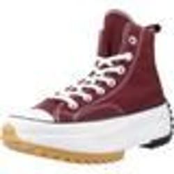 Chaussures Femme Converse Run Star Hike Platform Rouge - Lacets - Talon Plat - Textile