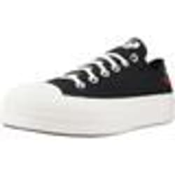 Converse Chuck Taylor All Star Lift Platform Cherries Ox Chaussures pour Femme Noir A08862C