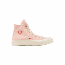 Sneakers Chuck 70 Hi Toile Rose - 38
