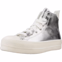 Converse modèle Chuck Taylor All Star Lift Platform Metallic Argent