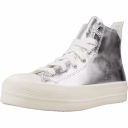 Converse modèle Chuck Taylor All Star Lift Platform Metallic Argent