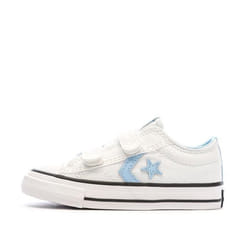 Baskets Blanc/Bleu Garçon Converse Star Player Easy