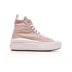 Chaussures Converse Chuck Taylor All Star Move pour Fille - Rose - Lacets - Textile