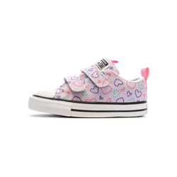 Baskets Rose Fille Converse All Star Hearts