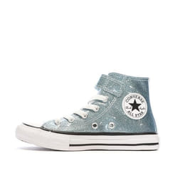 Baskets Bleu Fille Converse Coated Glitter