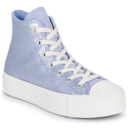 Converse modèle Chuck Taylor All Star Lift Platform Suede Shimmer Hi Violet - 41,5