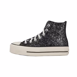 Converse modèle Chuck Taylor All Star Lift Platform Glitter Noir