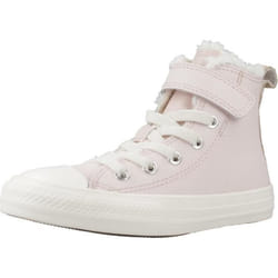 Converse modèle Chuck Taylor All Star Leather&sherpa Easy-on Rose