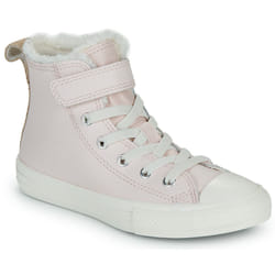Converse modèle Chuck Taylor All Star Leather&sherpa Easy-on Rose