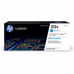 HP Toner LaserJet cyan grande capacité authentique 212X, 10000 pages, Cyan, 1 pièce(s)