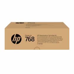 HP 768 DesignJet Maintenance Cartridge, Maintenance cartridge, Noir, HP, DesignJet XL X3800 PostScript, 1 pièce(s), 3,39 kg