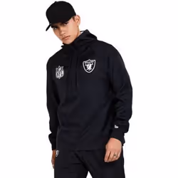 Coupe-vent NFL Oakland Raiders New Era pour Homme - Noir