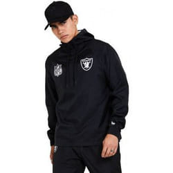 Coupe-vent NFL Oakland Raiders New Era pour Homme - Noir