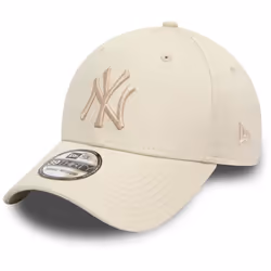 Casquette - New Era - 39Thirty Flexfit - Beige - Sportswear - Logo brodé