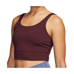 Brassière Femme Nike Yoga Luxe - Bordeaux - Coupe classique - Sans manches - Taille élastique