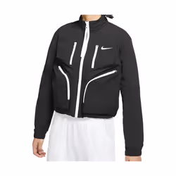 Coupe-vent Femme Nike Tech Pack - Noir - Manches longues - Col montant - Poches zippées