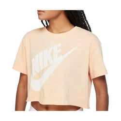 T-shirt Crop Top Femme Nike Wash Futura - Orange - Coupe crop top - Manches courtes