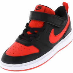 Chaussures scratch Court borough - Nike - Enfant Garçon - Noir - Serrage scratch