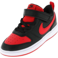 Chaussures scratch Court borough - Nike - Enfant Garçon - Noir - Serrage scratch
