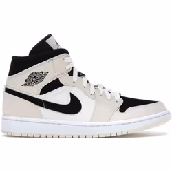 Baskets Air Jordan 1 Barely - NIKE - Femme - Cuir - Beige - Orange