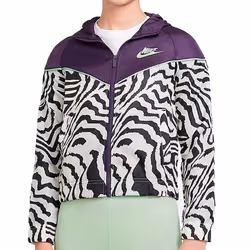 Coupe-Vent Fille Nike Windrunner - Beige/Violet - Multisport - Manches longues